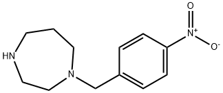1-[(4-nitrophenyl)methyl]-1,4-diazepane Structure