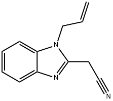 1H-Benzimidazole-2-acetonitrile,1-(2-propenyl)-(9CI) Structure