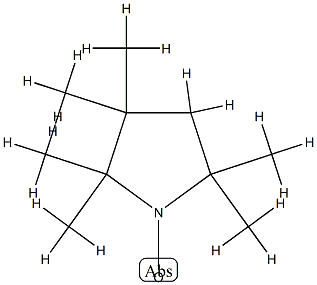 2,2,3,3,5,5-헥사메틸-1-피롤리디닐옥실 구조식 이미지