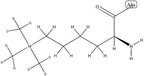 Nε,Nε,Nε-TriMethyllysine-d9 Structure