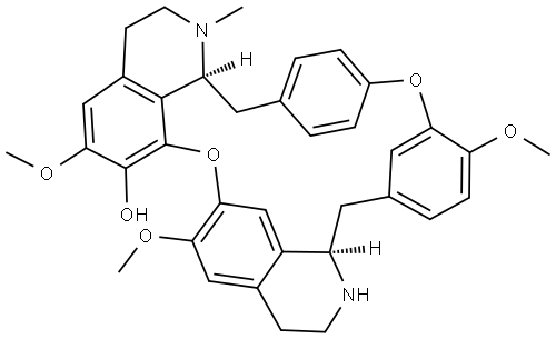 6,6',12'-Trimethoxy-2-methyloxyacanthan-7-ol Structure