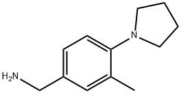 1-[3-메틸-4-(1-피롤리디닐)페닐]메탄아민(SALTDATA:HCl) 구조식 이미지