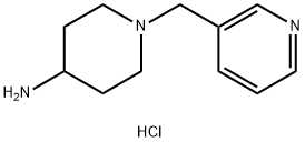 1-(pyridin-3-ylmethyl)piperidin-4-amine trihydrochloride 구조식 이미지