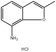 2-METHYL-BENZOFURAN-7-YLAMINE HYDROCHLORIDE 구조식 이미지