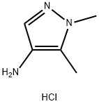 1,5-diMethyl-1H-pyrazol-4-aMine hydrochloride (SALTDATA: HCl) Structure