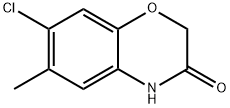 7-chloro-6-methyl-2H-1,4-benzoxazin-3(4H)-one(SALTDATA: FREE) 구조식 이미지