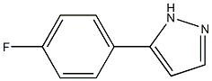 3(5)-(4-Fluorophenyl)-1H-pyrazole Structure