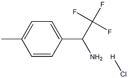 2,2,2-Trifluoro-1-p-tolylethanaminehydrochloride Structure