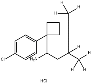 DidesMethyl SibutraMine-d7 Hydrochloride 구조식 이미지