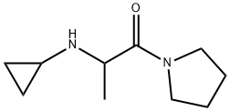 2-(cyclopropylamino)-1-(pyrrolidin-1-yl)propan-1-one Structure