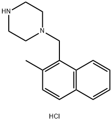 2-Methyl-1-piperazinomethyl-naphthaline*2HCl 구조식 이미지