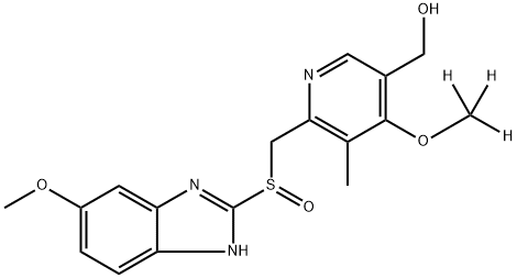 5-Hydroxy OMeprazole-(Pyridyl)-d3 구조식 이미지