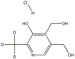 Pyridoxine-[D3] HCl (Vitamin B6-[D3]) Structure