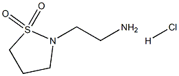 2-(1,1-Dioxo-isothiazolidin-2-yl)-ethylamine hydrochloride 구조식 이미지