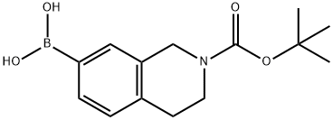 tert-butyl 7-(4,4,5,5-tetramethyl-1,3,2-dioxaborolan-2-yl)-3,4-dihydroisoquinoline-2(1H)-carboxylate 구조식 이미지