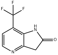 7-TrifluoroMethyl-4-aza-2-oxindole 구조식 이미지