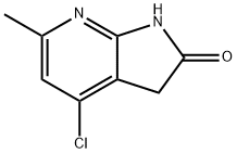 4-Chloro-6-methyl-7-aza-2-oxindole Structure