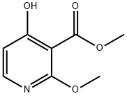 메틸4-하이드록시-2-메톡시니코티네이트 구조식 이미지