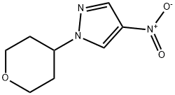 4-Nitro-1-(tetrahydro-2H-pyran-4-yl-1H-pyrazole 구조식 이미지