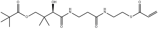 acryl-S-pantetheine-11-pivalate Structure