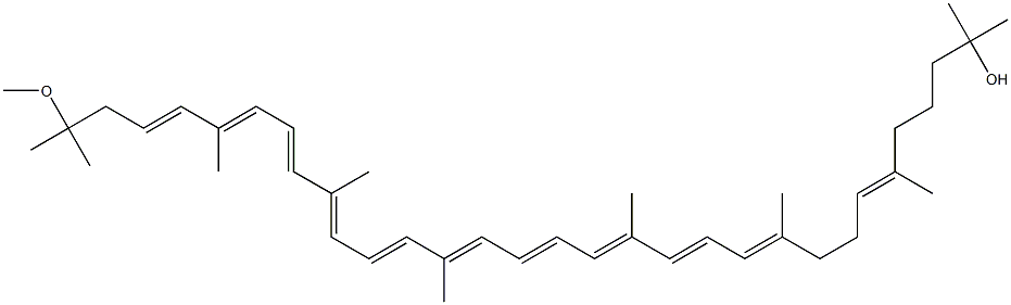 hydroxyspheroidene Structure