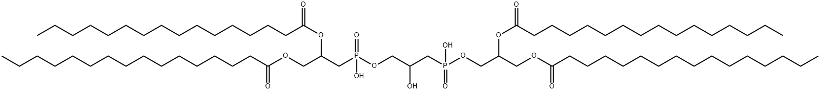 1,2-dipalmitoyloxypropyl-3-(2'-hydroxypropyl-3'-(1'',2''-dipalmitoylglycerol))biphosphonate Structure