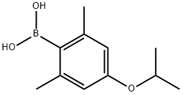 2,6-디메틸-4-이소프로폭시페닐보론산 구조식 이미지