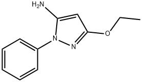 1H-Pyrazol-5-amine,3-ethoxy-1-phenyl-(9CI) 구조식 이미지
