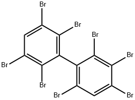 2,23,34,5,6,6Octabromobiphenyl Structure