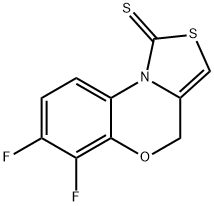 6,7-difluorobenzo[b]thiazolo[3,4-d][1,4]oxazine-1(4H)-thione Structure