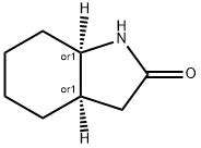 (3aR,7aR)-rel-octahydro-2H-Indol-2-one (Relative struc) 구조식 이미지