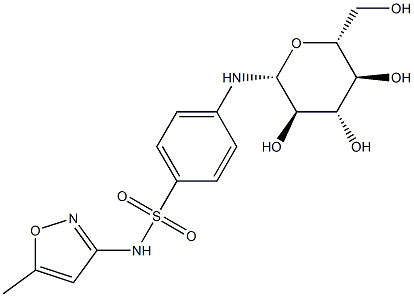 SulfaMethoxazole N4-glucoside Structure