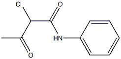 3-옥시-2-클로로부탄산아닐리드 구조식 이미지