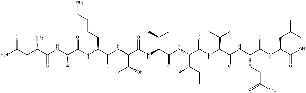 NAKTIIVQL nanopeptide Structure