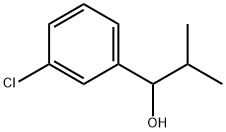 1-(3-chlorophenyl)-2-methylpropan-1-ol Structure