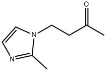 4-(2-methyl-1H-imidazol-1-yl)-2-butanone(SALTDATA: FREE) 구조식 이미지