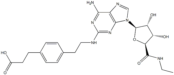 CGS 21680 구조식 이미지