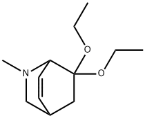 2-Azabicyclo[2.2.2]oct-5-ene,7,7-diethoxy-2-methyl-(9CI) Structure