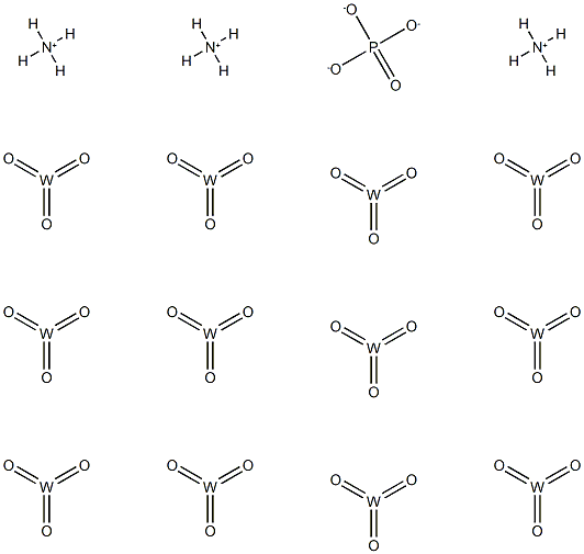 triammonium 12-wolframophosphate  Structure