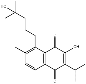 4-Hydroxysapriparaquinone 구조식 이미지