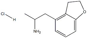 2,3-Dihydro-±-methyl-4-benzofuranethanamine Hydrochloride Structure