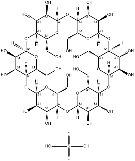 A-CYCLODEXTRIN SULFATE Structure