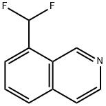 8-(다이플루오로메틸)이소퀴놀린 구조식 이미지