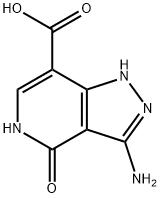1H-Pyrazolo[4,3-c]pyridine-7-carboxylicacid,3-amino-4-hydroxy-(6CI) 구조식 이미지
