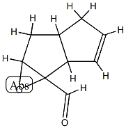 Pentaleno[1,2-b]oxirene-1a(1bH)-carboxaldehyde, 4,4a,5,5a-tetrahydro-, (1aalpha,1bbeta,4abeta,5aalpha)- (9CI) 구조식 이미지