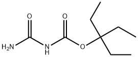 3-Pentanol,3-ethyl-,allophanate(6CI) Structure