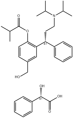 Fesoterodine ((S)-2-hydroxy-2-phenylacetic acid) Structure