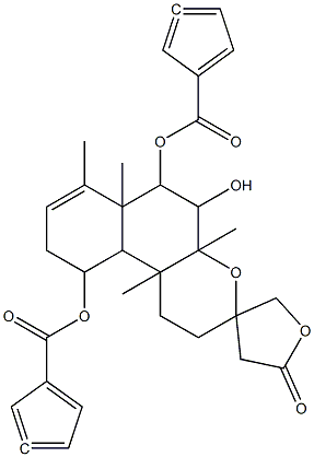 6-O-Nicotinoylscutebarbatine G Structure