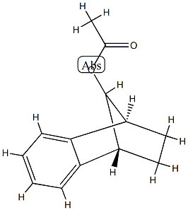 아세트산(9-syn)-1,2,3,4-테트라하이드로-1β,4β-메타노나프탈렌-9-일에스테르 구조식 이미지
