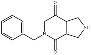 5-Benzyl-hexahydro-7aH-pyrrolo[3,4-c]pyridine-4,7-dione 구조식 이미지